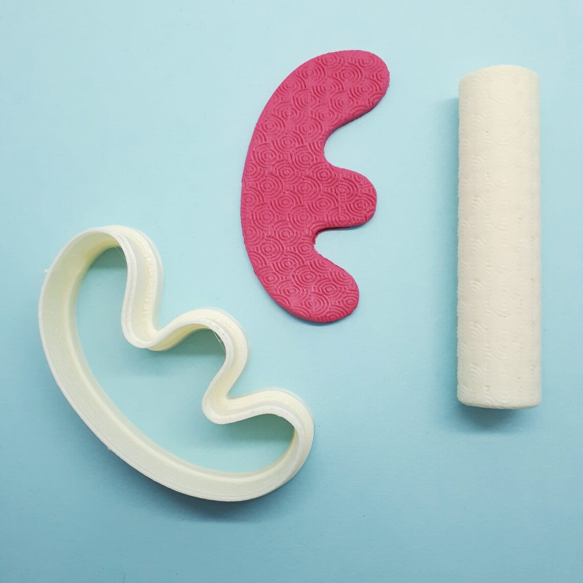 Polymer Clay Cutters Organic Shape 07 | 7 Size 3 Cutter Versions | Digital Files for 3D Printing - Image 4