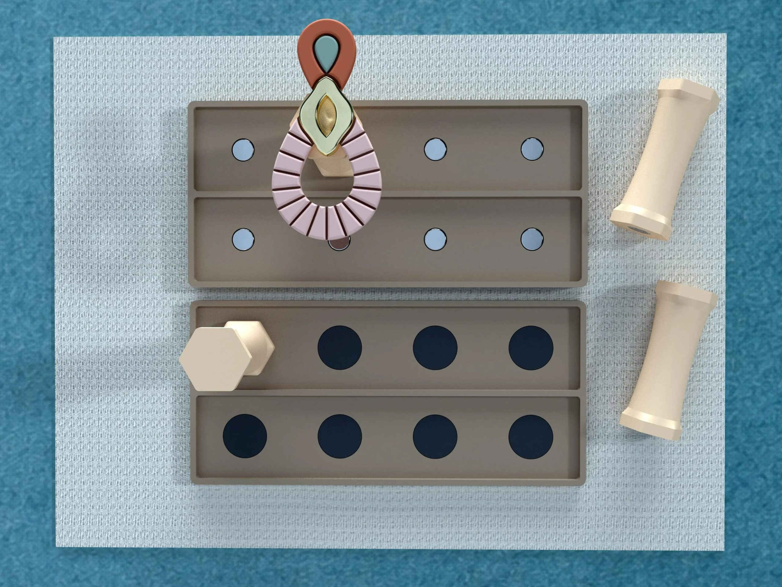 Magnetic Precision Base for Polymer Clay | Digital files for 3D printing - Image 2