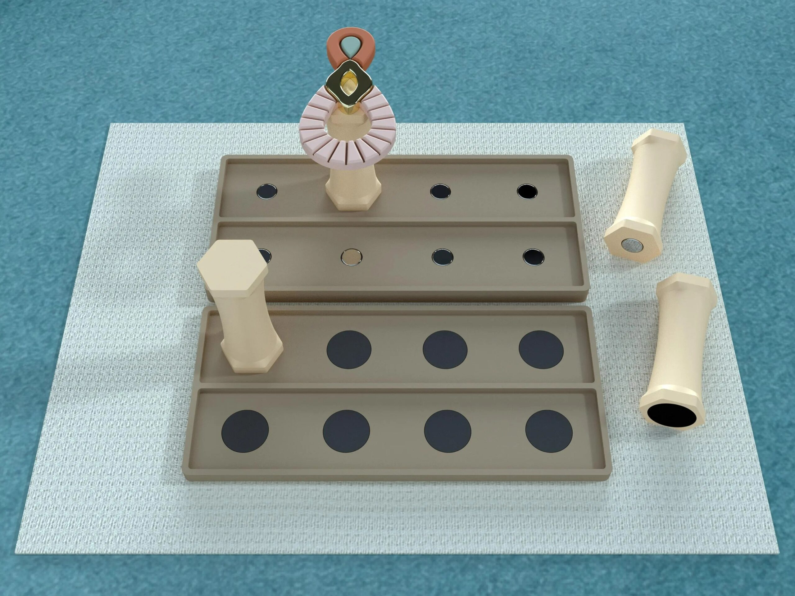 Magnetic Precision Base for Polymer Clay | Digital files for 3D printing - Image 3