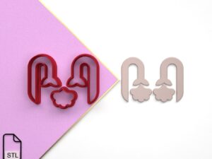 Polymer Clay Cutetrs *3D .STL File with 5 Sizes and 3 Cutting Versions of 'Plants and Flowers' Cutter for 3D Printers&eth;&yen;&eth;&middot;