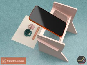 Adjustable Phone Stand STL | For Filming, Reels & Content Creation