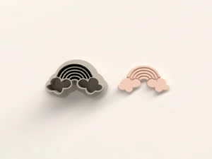 Polymer Clay Cutter STL 3D Printable | Digital File &acirc; Iridescent Clouds EC 51