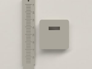 3D Printable Earring Measuring Tool STL | Polymer Clay Jewelry Length Guide &acirc; ET1 Digital File