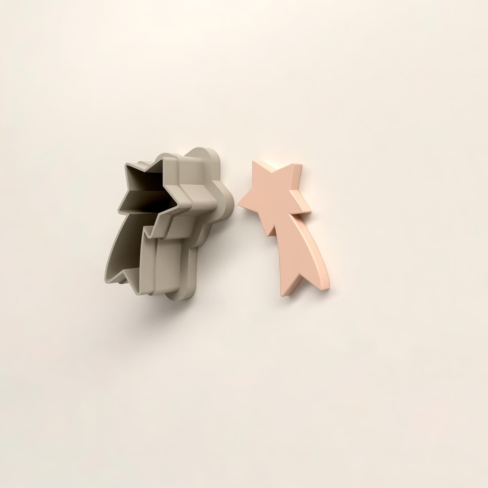 Polymer Clay Cutter STL 3D Printable | Digital File – Shooting Star EC 56 - Image 2