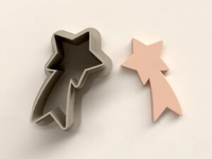 Polymer Clay Cutter STL 3D Printable | Digital File &acirc; Shooting Star EC 56