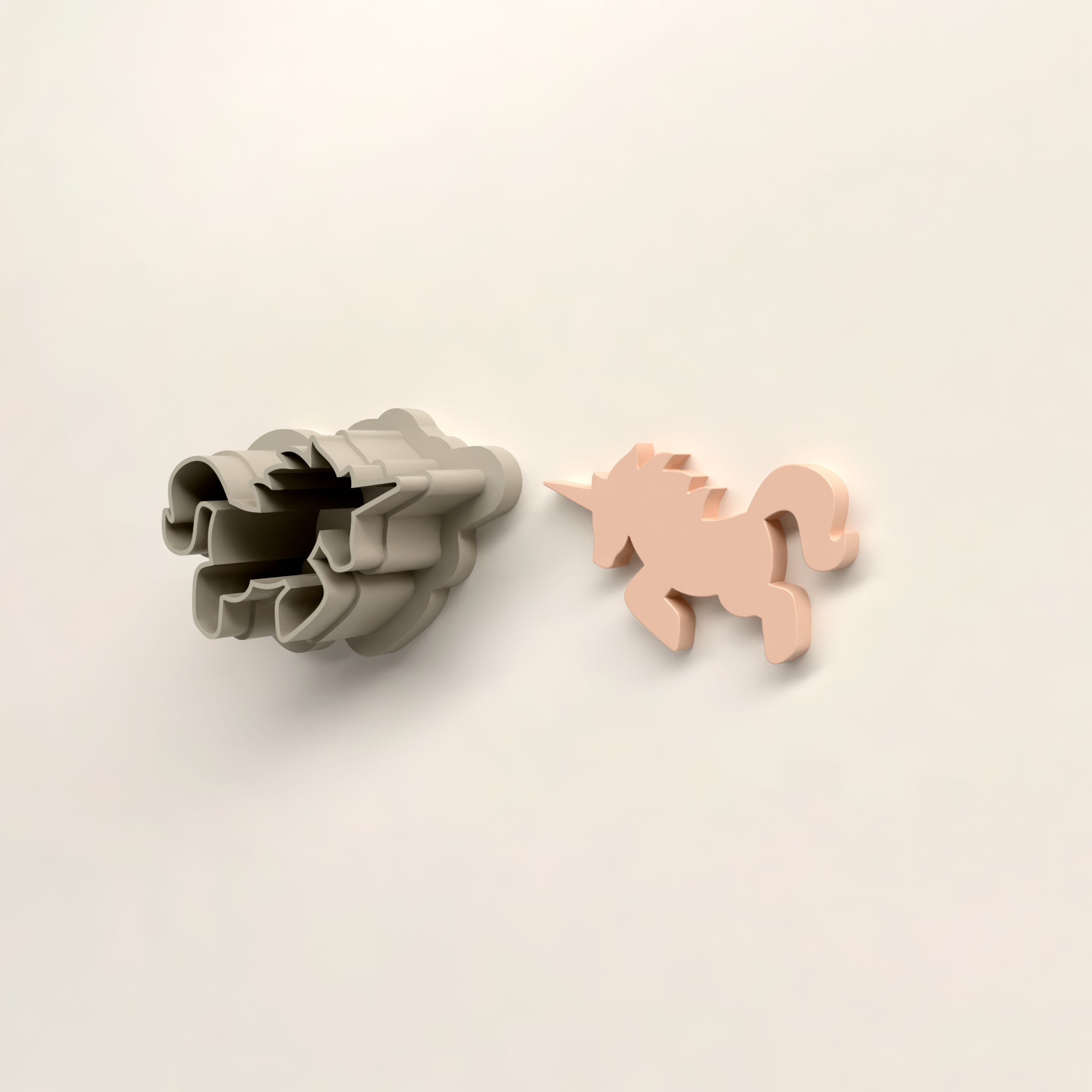 Polymer Clay Cutter STL 3D Printable | Digital File – Unicorn EC 54 - Image 3