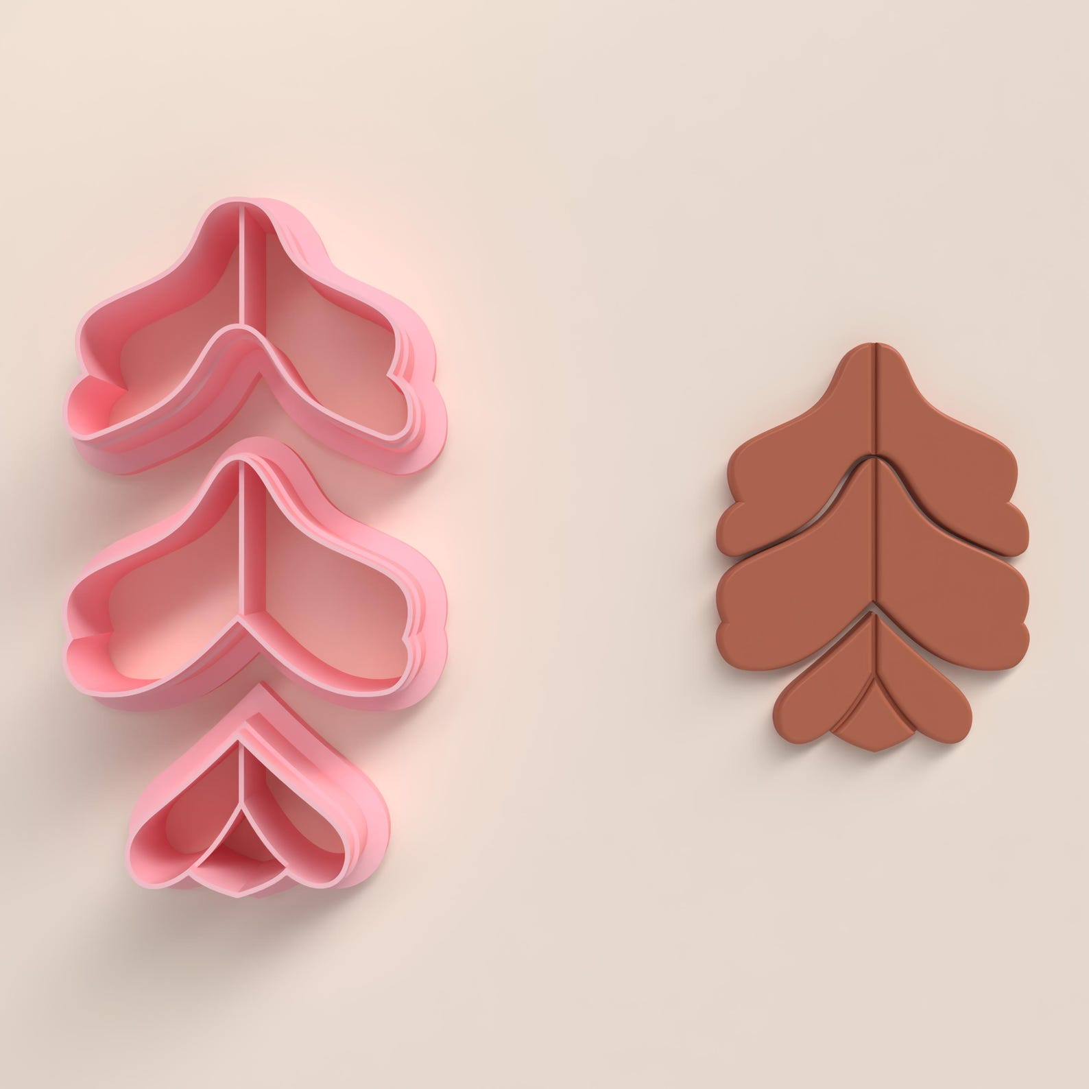 Polymer Clay Cutter STL 3D Printable | Digital File – Flower EC 100 - Image 3